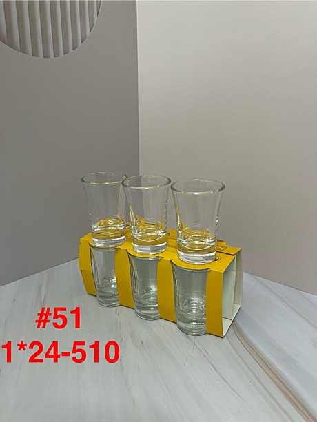 #51 Набор рюмок 6pcs (1кр-24уп)