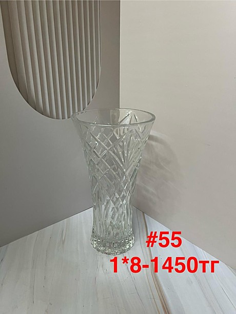 #55 Графин прозрачная стеклянная (1кр-8шт)