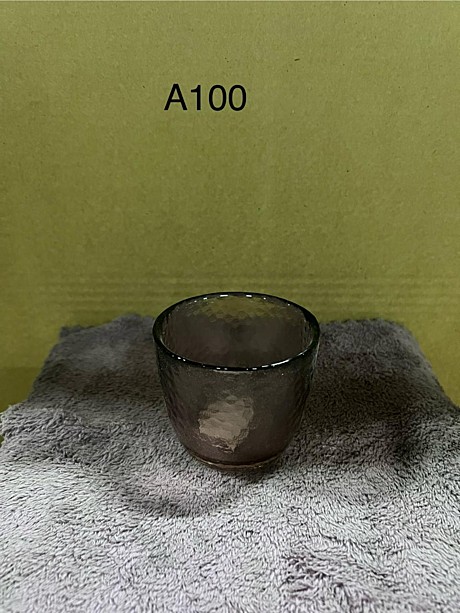 A-100 Стеклянные стаканы разноцветное низкое 6pcs