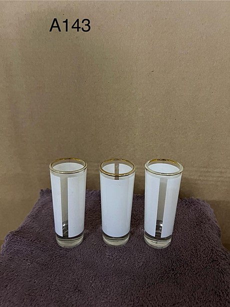 A-143 Рюмьки длинные стеклянные 6pcs