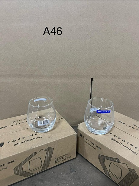 A-46 Элегантные низкие стеклянное стаканы 6pcs