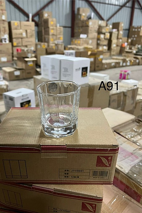 A-91 Стаканы низкие стеклянные 6pcs